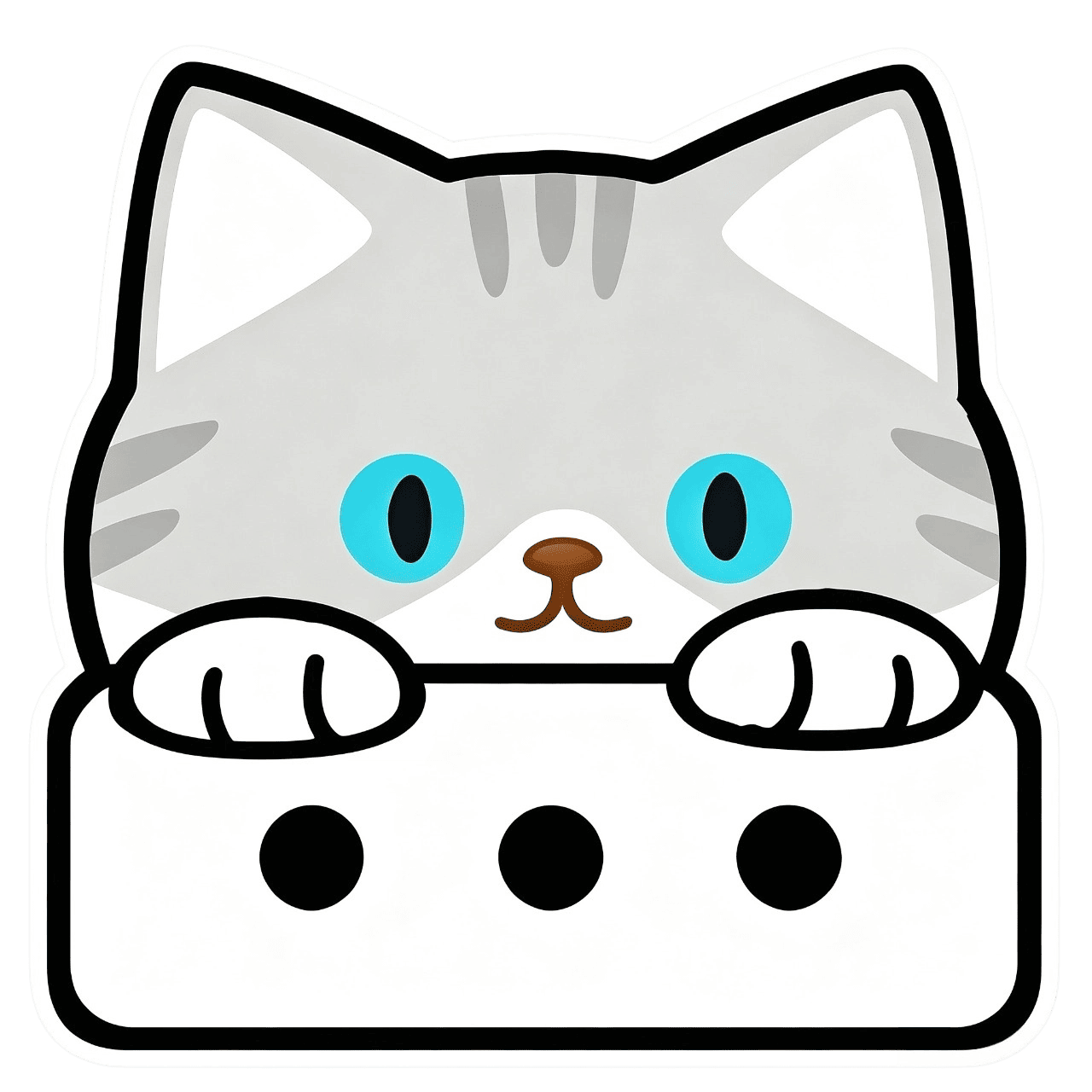 小猫按钮